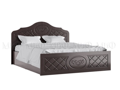 Кровать Элит МДФ (Ш-1550/1750 х В-1150 х Д-2037 мм)/Разные Цвета