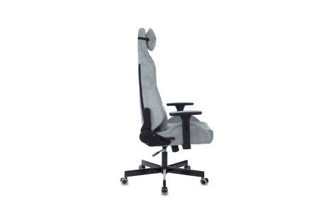 Кресло игровое Бюрократ Knight N1 серо-голубое